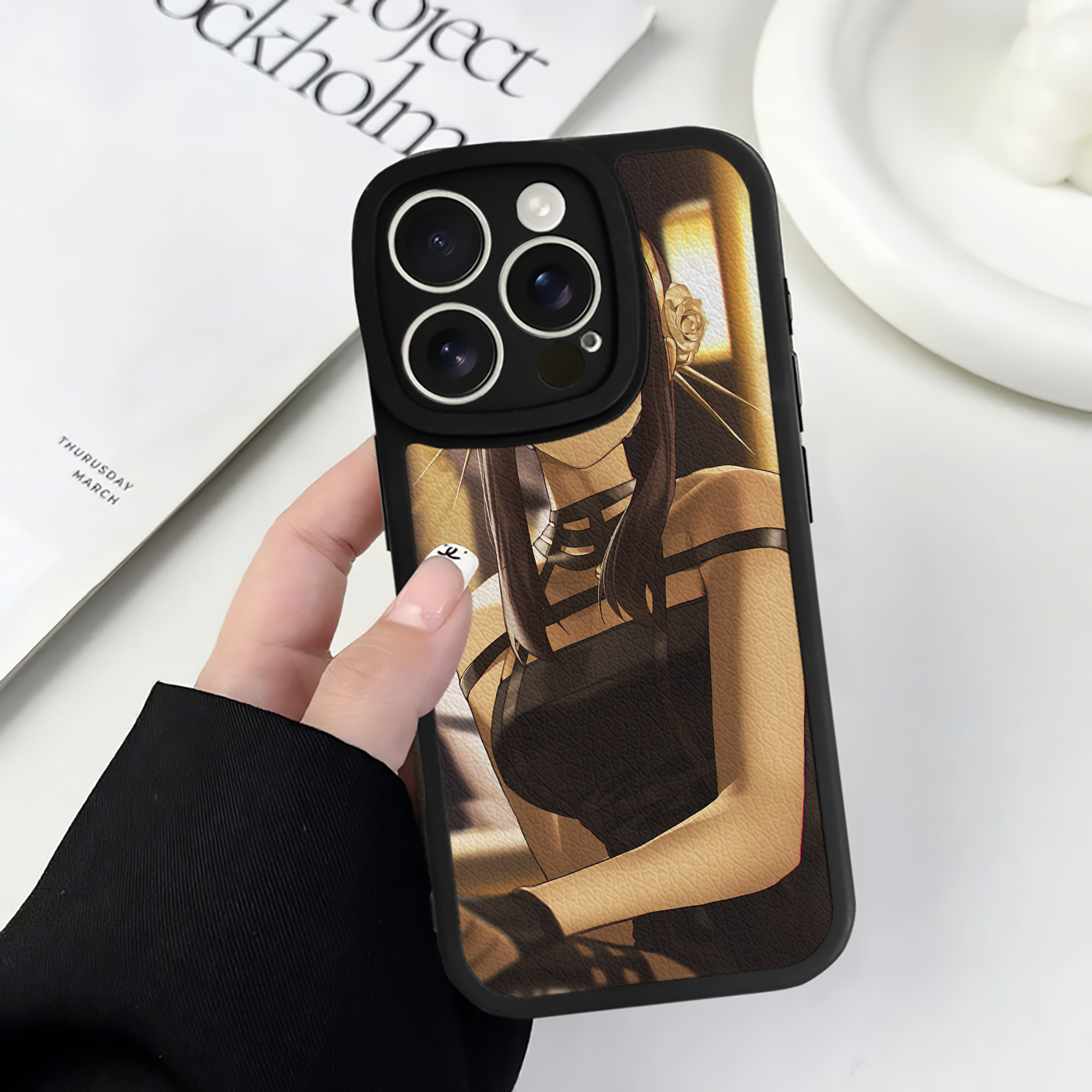 （画像用） SPY×FAMILY间谍家家酒 【iPhone 16シリーズ対応】シリコンスマホケース（レザー調） 材質：シリコン